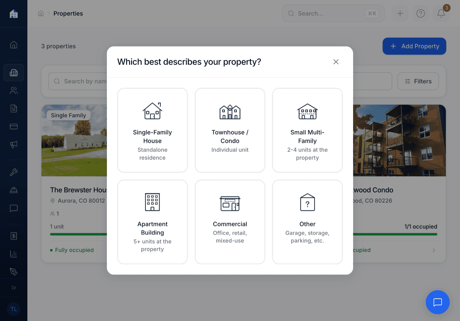 Sign up and add your properties